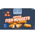 Airfryer Fish Nuggets in Bio Knusperpanade, 200 gr Schachtel, Tiefkühlware, followfood