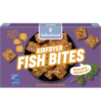 Fish Bites Teriyaki Art - Wildlachs Würfel in Bio Marinade, 180 gr Schachtel, Tiefkühlware, followfood
