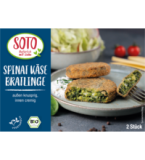 Spinat-Käse Bratlinge, 190 gr Schachtel (2 Stück), Tiefkühlware, Soto