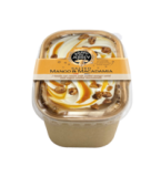 Salted Mango & Macadamia Eiscreme, 900 ml Becher, Tiefkühlware, Happy Mrs. Jersey