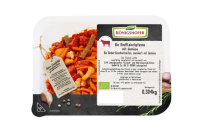 Rindergeschnetzeltes mit Gemüse, ca. 300 gr Schale, Königshofer (19,90/kg)