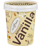 Mandel-Vanille-Eis, vegan, 450 ml Becher, Tiefkühlware, Ice Date