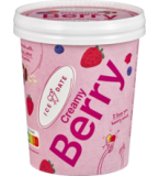 Creamy Berry-Eis, vegan, 400 ml Becher, Tiefkühlware, Ice Date