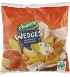 Potato Wedges, vegan, 600 gr Beutel, Tiefkühlware, dennree