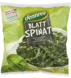 Blattspinat portionierbar, 750 gr Beutel, Tiefkühlware, dennree
