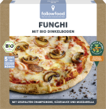 Dinkel-Pizza Funghi, 285 gr Schachtel, Tiefkühlware, followfood