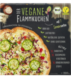 Veganer Flammkuchen mit 7 Gemüsesorten, 220 gr Schachtel, Tiefkühlware, Der Vegane Flammkuchen