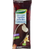 Stieleis Vanille-Schoko Genuss, vegan, 110 ml Stück, Tiefkühlware, dennree