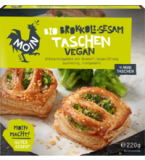 Brokkoli-Sesam-Taschen, vegan, 220 gr Schachtel (4 Stück), Tiefkühlware, Moin