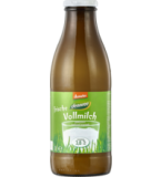 Frische Vollmilch, 3,8% Fett, 1 ltr Flasche, dennree