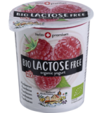 Jogurt Himbeer, lactosefrei, 3,5% Fett, 200 gr Becher, Molkerei Biedermann
