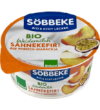 Weidemilch Sahnekefir Pfirsich-Maracuja, 10% Fett, 150 gr Becher, Söbbeke
