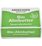 Almbutter (Sauerrahmbutter), 82% Fett, 250 gr Stück, Andechser Natur