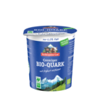 Cremiger Bio-Quark mit Joghurt verfeinert, 0,2% Fett, 350 gr Becher, Berchtesgadener Land