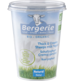 Schafjoghurt natur, 400 gr Becher cremig gerührt, Bergerie
