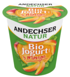 Fruchtjogurt Mango, 150 gr Becher gerührt - ohne Aromen, Andechser Natur