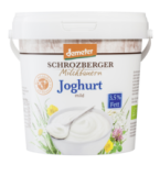 Naturjoghurt, 3,5% Fett, 1 kg Eimer, Schrozberger Milchbauern