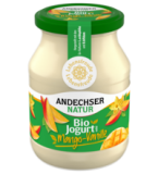 Jogurt mild Mango-Vanille, 3,8% Fett, 500 gr Glas, Andechser Natur
