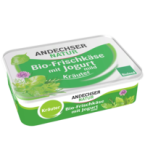 Bio-Frischkäse mit Jogurt Kräuter, 65% Fett i. Tr., 175 gr Becher, Andechser Natur