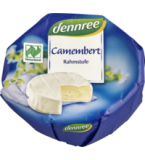 Camembert, 50% Fett i. Tr., 125 gr Stück, dennree