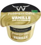 Pudding mit Sahne Vanille, 175 gr Becher, Weißenhorner Milch Manufaktur