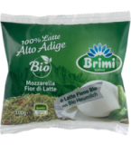 Heumilch Mozzarella, mind. 45% Fett i. Tr., 180 gr Beutel (Abtropfgewicht: 100 gr), Brimi