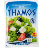 Feta (aus Schafs- und Ziegenmilch), mind. 48% Fett i. Tr., 180 gr Packung, Thamos