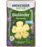 Bioländer in Scheiben, 150 g Packung , mind. 45%, Andechser Natur