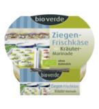 Ziegen-Frischkäse in Kräuter-Marinade, mind. 50% Fett i. Tr., 100 gr Becher, bio-verde