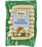 Delikatess Rinder-Bratwürstchen, 180 gr Packung (9 Stück), Ökoland