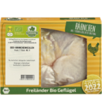 Hähnchenkeulen, 3-er Pack, ca. 1800 gr Packung, Freiländer Bio Geflügel (15,90/kg)