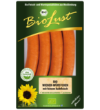 Wiener-Würstchen (mit feinem Kalb- und Schweinefleisch), 200 gr Packung (4 Stück), BioLust
