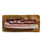 Bauchspeck, ca. 200 gr Stück, Juffinger Bio-Metzgerei (29,52/kg)
