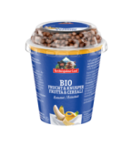 Frucht & Knusper Joghurt Banane mit Schokobällchen, 3,9% Fett, 150 gr Becher, Berchtesgadener Land