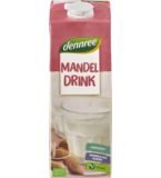 Mandel Drink, ungesüßt, vegan, 1 ltr Tetra Pack, dennree