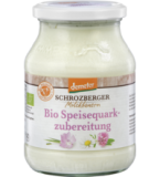 Speisequarkzubereitung, 0,3% Fett, 500 gr Glas, Schrozberger Milchbauern