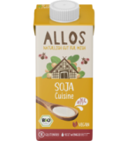 Soja Cuisine, vegan, 16% Fett, 200 ml Tetra Pack, Allos