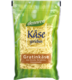 Gratinkäse gerieben (aus Gouda, Bergkäse & Emmentaler), mind. 45% Fett i.Tr., 150 gr Beutel, dennree