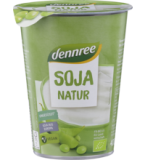 Joghurtalternative Soja Natur, vegan, 400 gr Becher, dennree