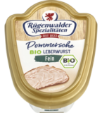 Pommersche Leberwurst fein, 125 gr Schale, Rügenwalder Spezialitäten