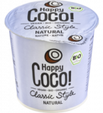Kokos-Dessert Yoghi Natural, vegan, 12,2% Fett, 350 gr Becher, Happy Coco