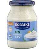 Naturjoghurt, 3,5% Fett, 500 gr Glas, Söbbeke