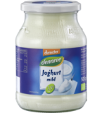 Joghurt mild, 3,5% Fett, 500 gr Glas, dennree