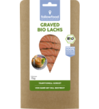 Graved bio Lachs, geräuchert, 75 gr Packung, followfood