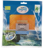 Irischer Bio-Lachs, geräuchert, 100 gr Packung, Irish Seaspray