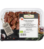 Rindergeschnetzeltes in Kräutermarinade, ca. 300 gr Schale, Königshofer