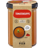 Frische Tomatensuppe, vegan, 400 gr Glas, PUR Bio-Manufaktur