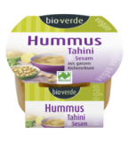 Hummus Tahini mit Sesam, vegan, 150 gr Becher, bio-verde