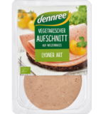Vegetarischer Aufschnitt auf Weizenbasis „Lyoner Art”, 80 gr Packung, dennree