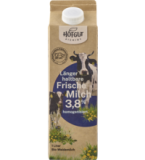 Länger haltbare frische Milch, 3,8% Fett, 1 ltr Tetra Pack, Hofgut Eichigt